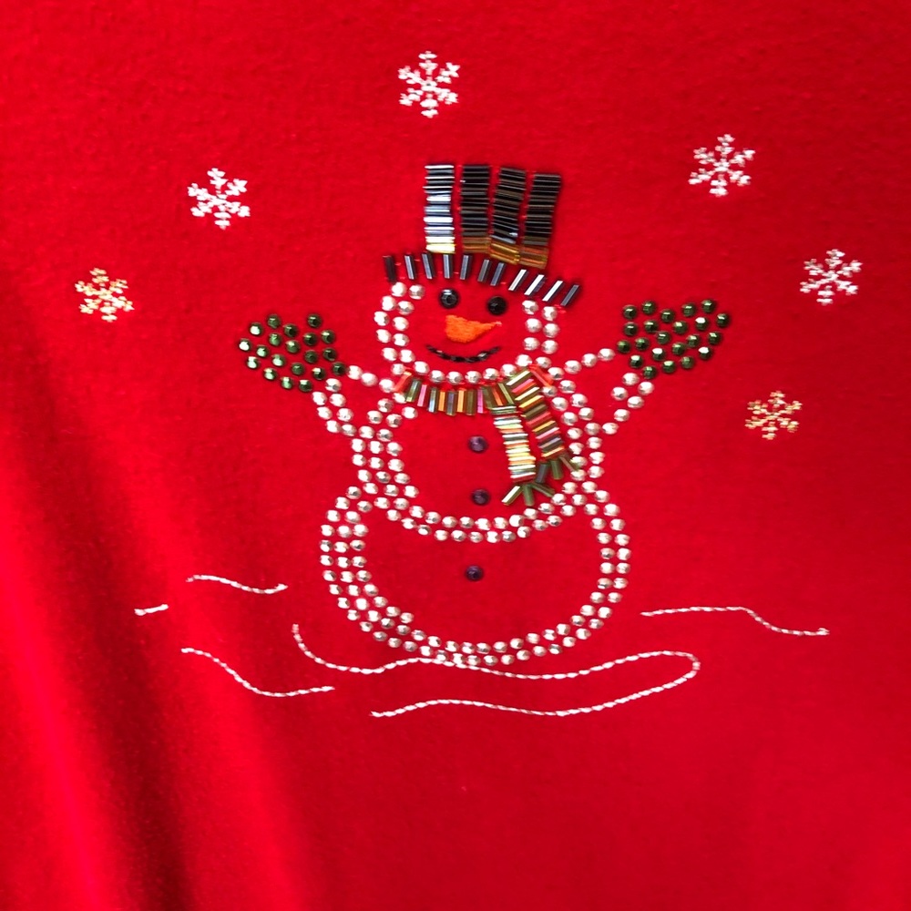 Festive snowman shirt